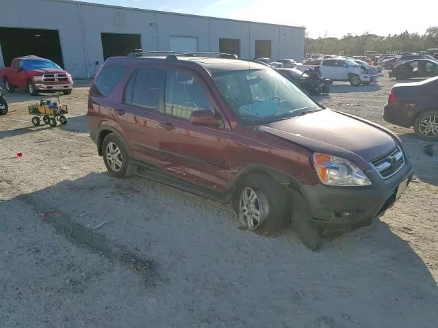 2003 Honda CR-V VIN SHSRD78803U143351 Copart auction photo, side / front end damage thumbnail 11