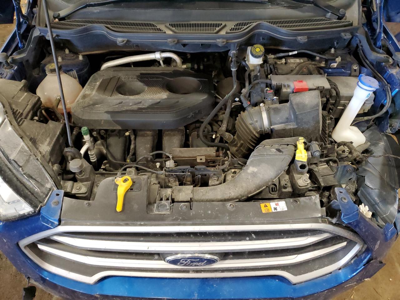 2022 Ford EcoSport VIN MAJ6S3GL9NC460128 Copart auction photo, front end / side damage thumbnail 12