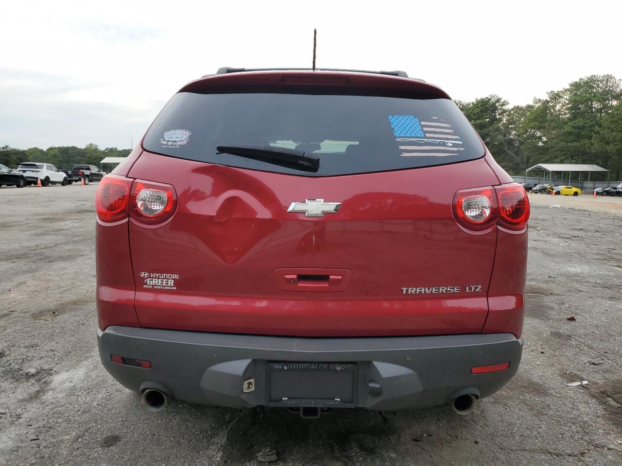 2012 Chevrolet Traverse VIN 1GNKRLED0CJ166360 Copart auction photo, mechanical damage thumbnail 6