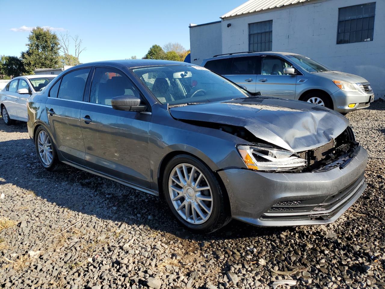2017 Volkswagen Jetta VIN 3VW167AJ8HM349934 Copart auction photo, front end damage thumbnail 4