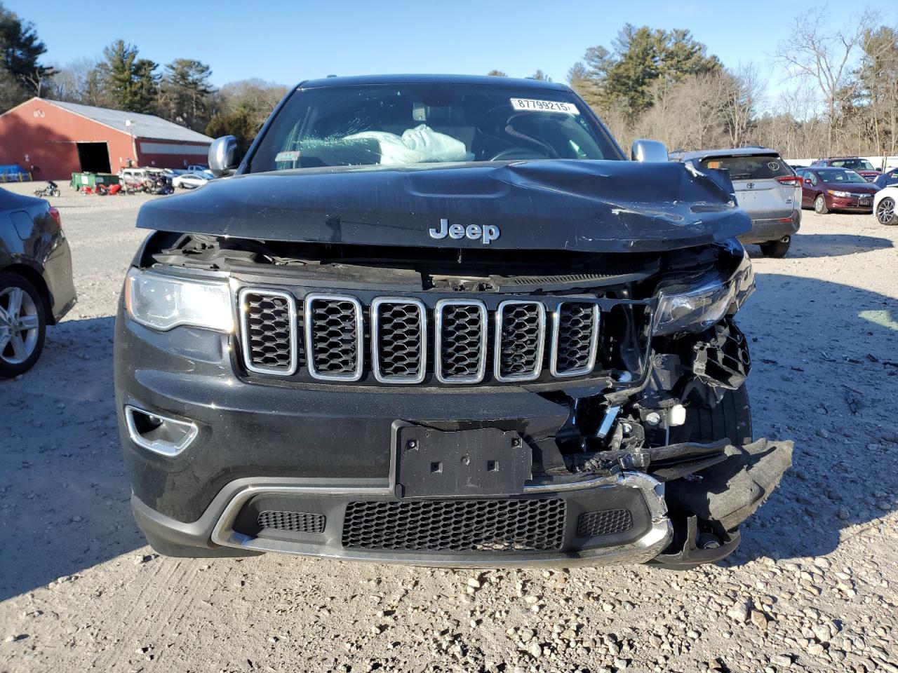 2019 Jeep Grand Cherokee VIN 1C4RJFBGXKC655950 Copart auction photo, front end damage thumbnail 5
