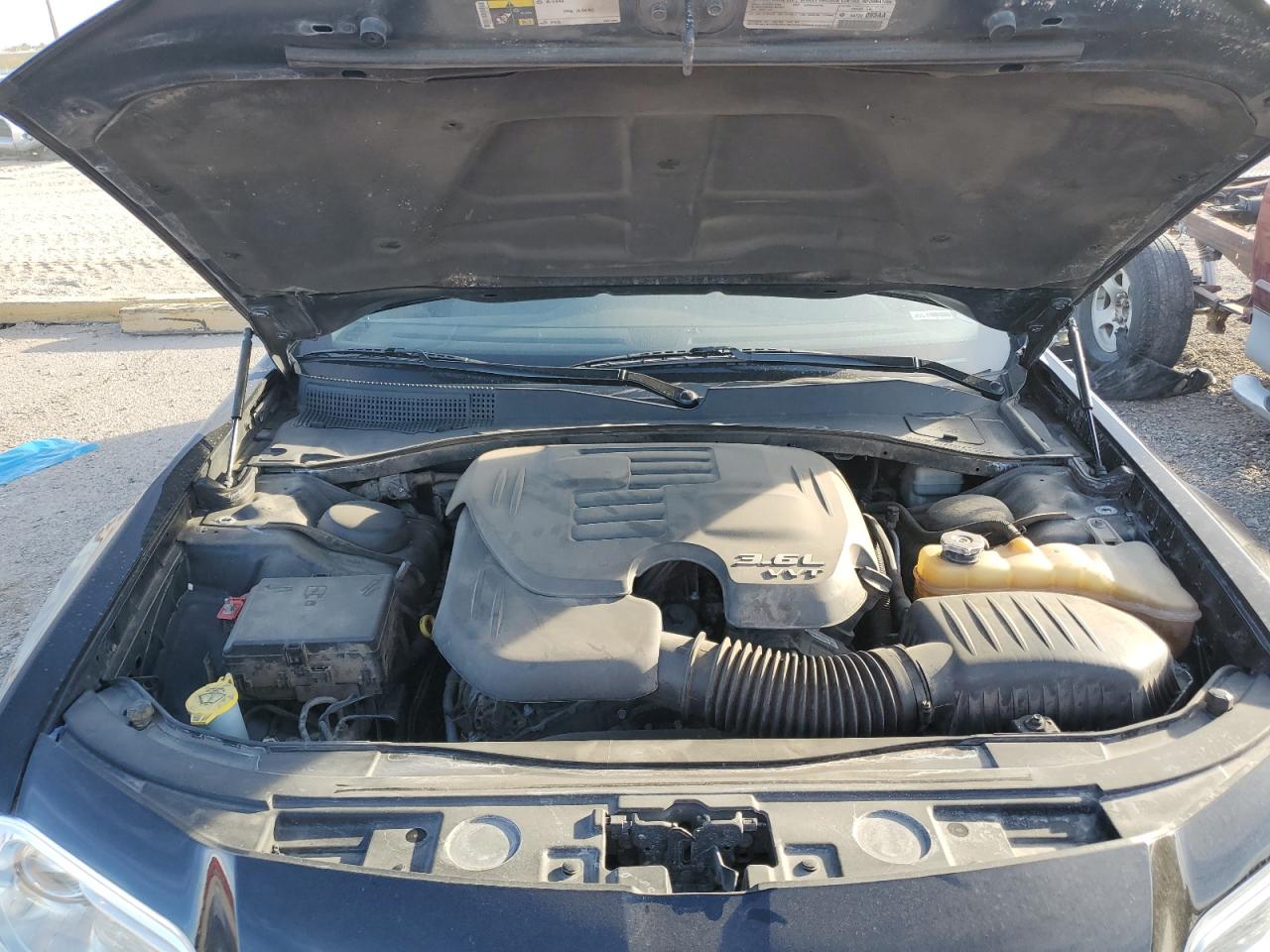 2013 Chrysler 300 VIN 2C3CCAEG1DH534453 Copart auction photo, undercarriage / front end damage thumbnail 11