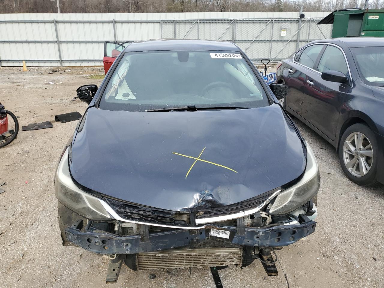 2016 Chevrolet Cruze VIN 1G1BE5SM5G7305995 Copart auction photo, front end / side damage thumbnail 5