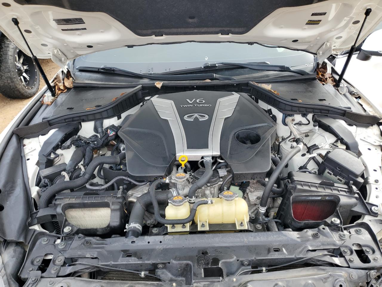 2018 Infiniti Q60 VIN JN1EV7EL3JM391015 Copart auction photo, front end damage thumbnail 13