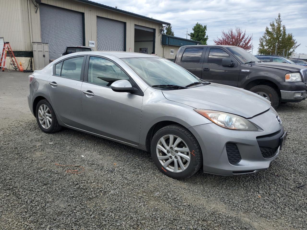 2012 Mazda 3 VIN JM1BL1V85C1544996 Copart auction photo, side damage thumbnail 4