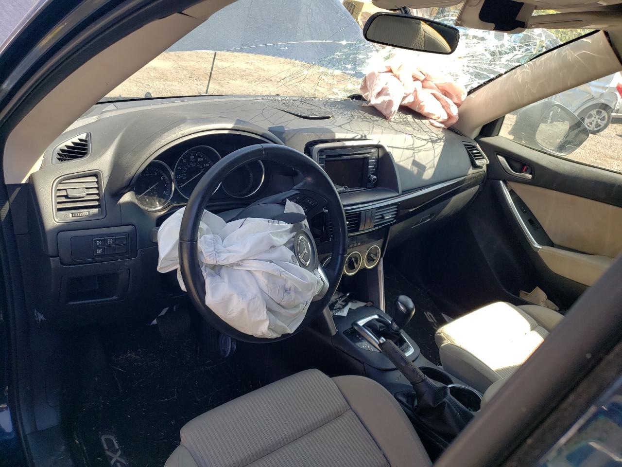 2015 Mazda CX-5 VIN JM3KE2CY6F0505841 Copart auction photo, undercarriage / all over damage thumbnail 8