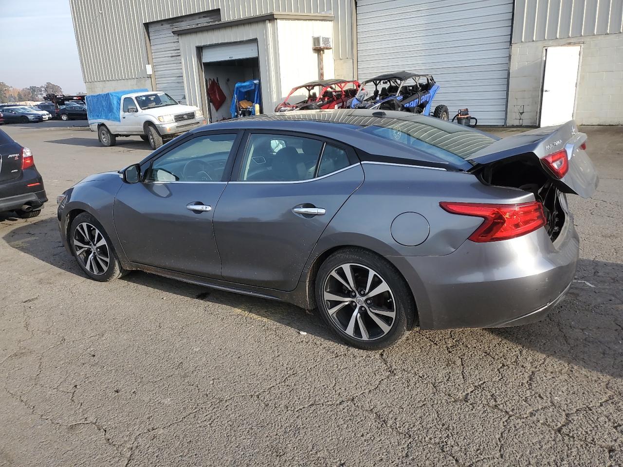 2018 Nissan Maxima VIN 1N4AA6AP0JC383931 Copart auction photo, rear end damage thumbnail 2