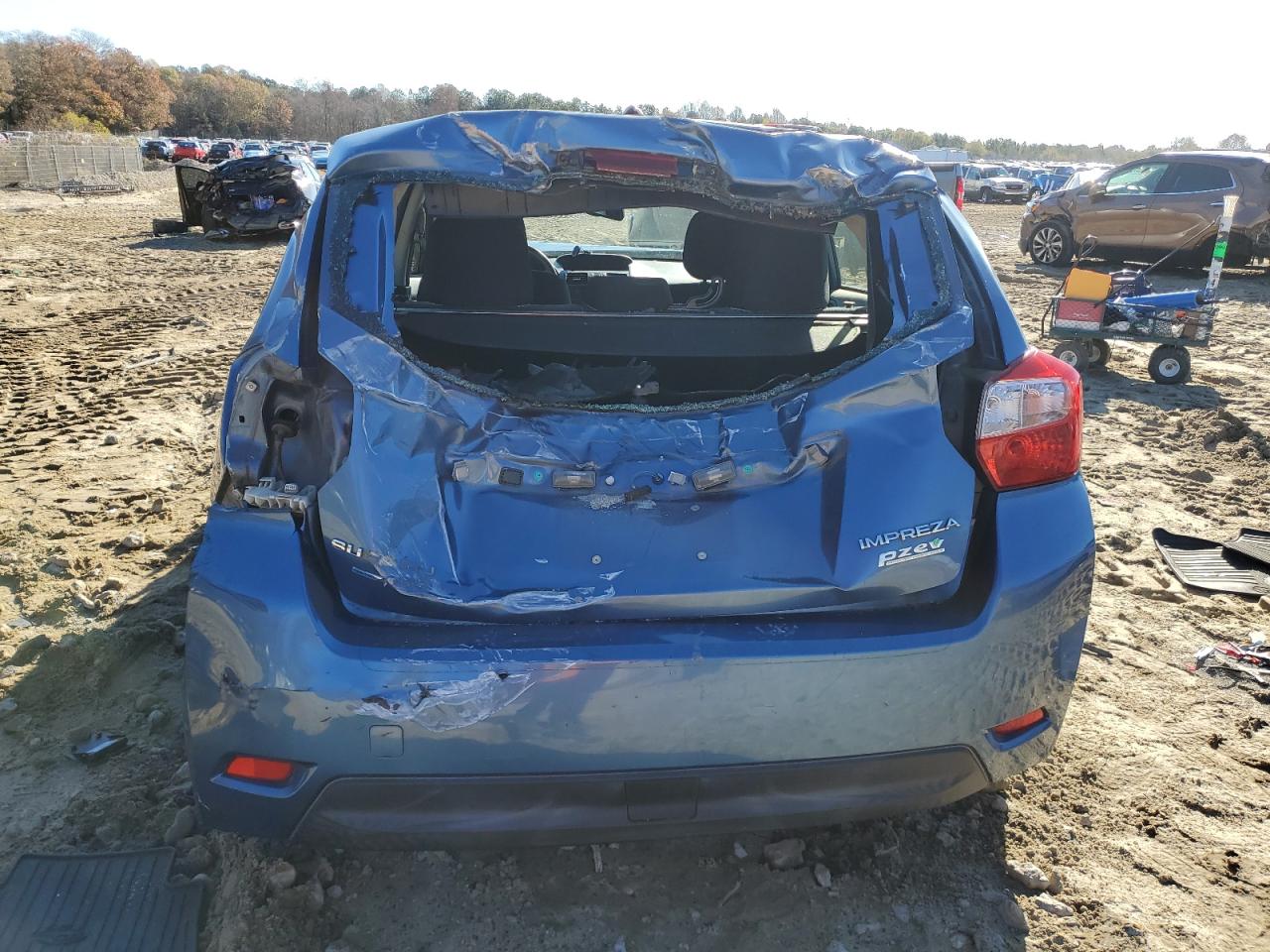 2014 Subaru Impreza VIN JF1GPAC61E8288948 Copart auction photo, front end / rear end damage thumbnail 6