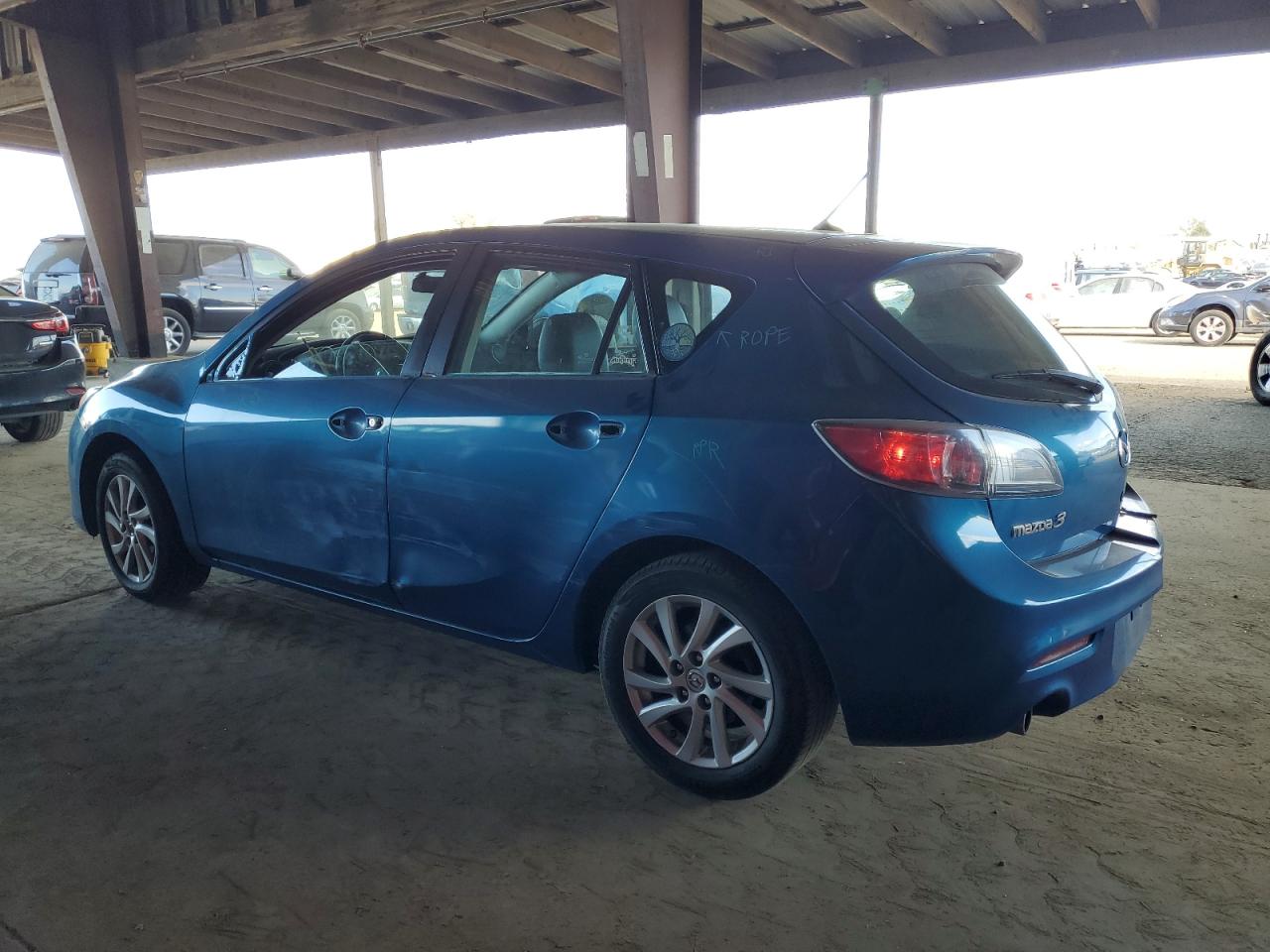 2012 Mazda 3 VIN JM1BL1M80C1609710 Copart auction photo, side damage thumbnail 2