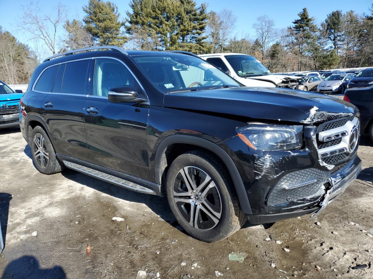 2020 Mercedes-Benz GLS-klasse VIN 4JGFF5KE4LA197425 Copart auction photo, front end damage thumbnail 4