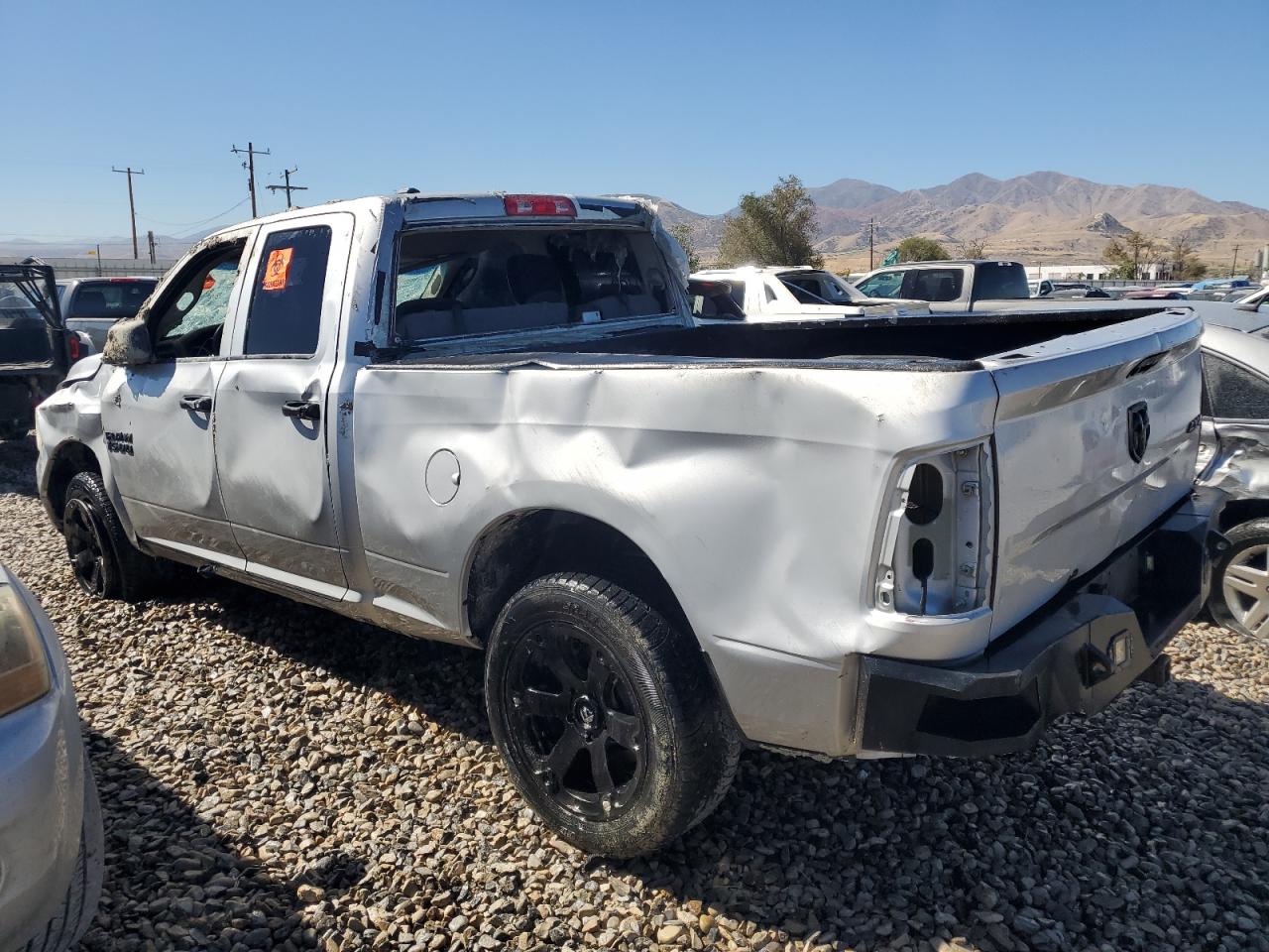 2015 RAM 1500 VIN 1C6RR7FT5FS656707 Copart auction photo, rollover damage thumbnail 2