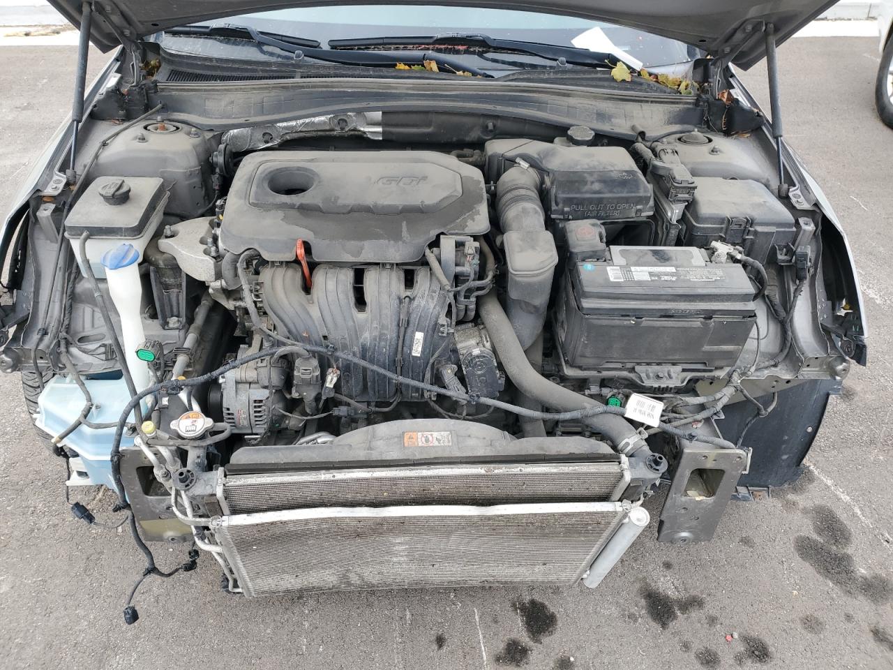2016 KIA Optima VIN 5XXGT4L33GG003180 Copart auction photo, front end damage thumbnail 11