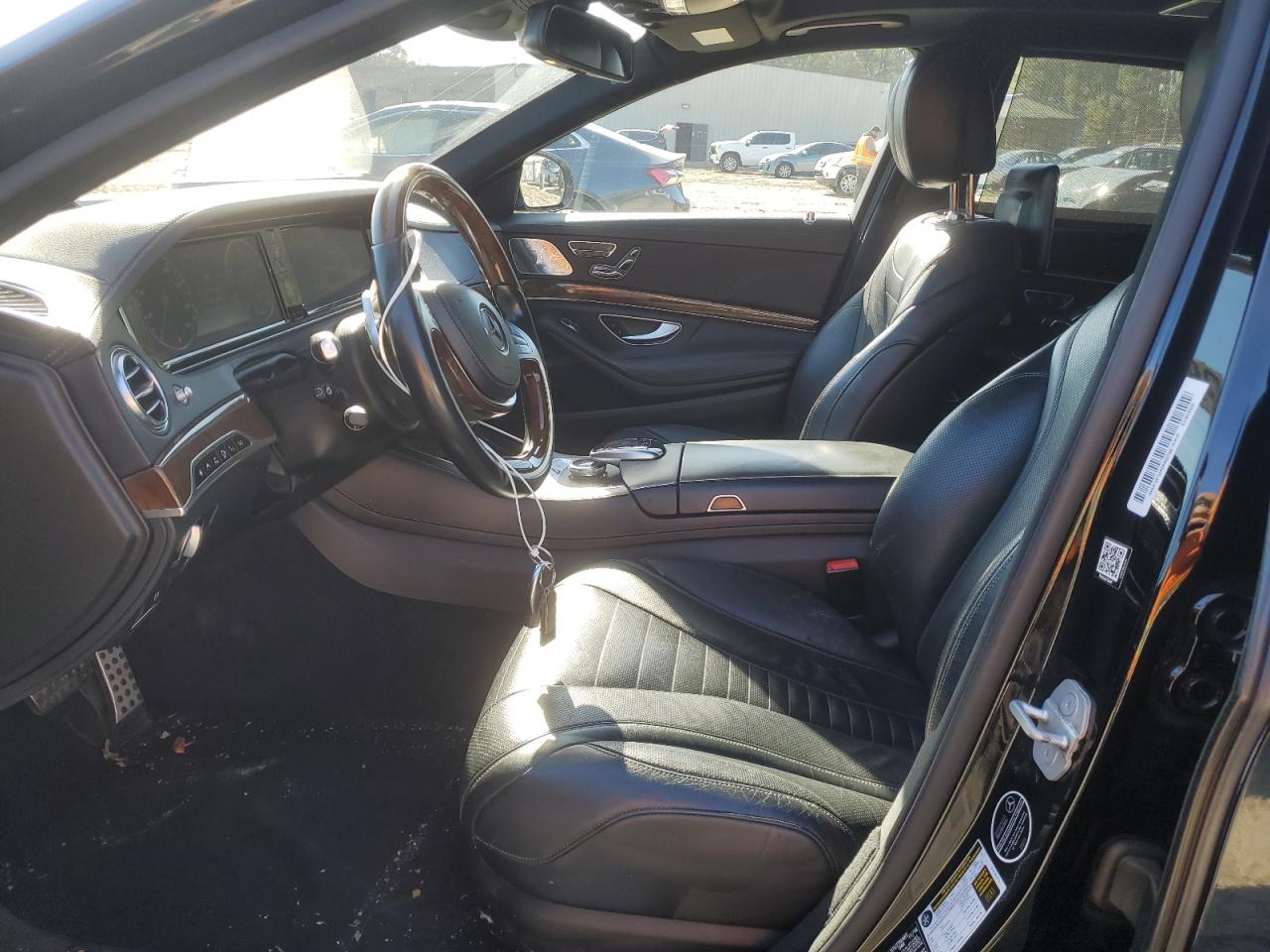 2015 Mercedes-Benz S-klasse VIN WDDUG8FB3FA149368 Copart auction photo, mechanical / rear end damage thumbnail 7