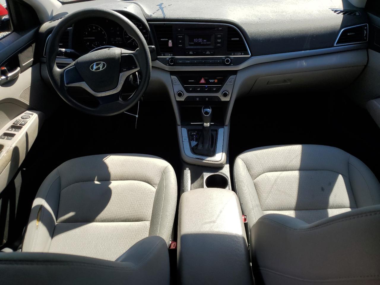 2017 Hyundai Elantra VIN KMHD74LF2HU120323 Copart auction photo, front end / side damage thumbnail 8