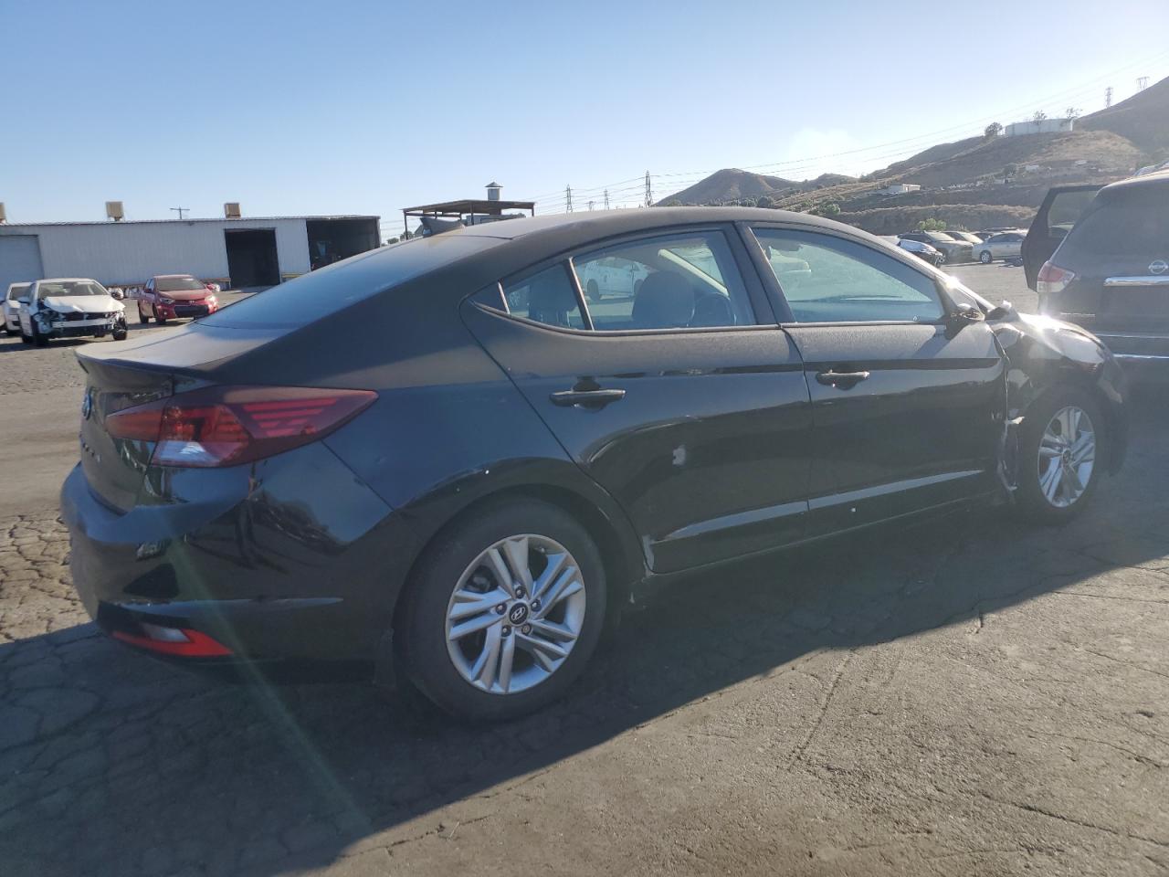 2020 Hyundai Elantra VIN 5NPD84LF4LH602912 Copart auction photo, side damage thumbnail 3