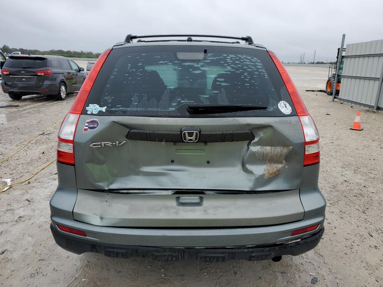 2010 Honda CR-V VIN 5J6RE3H32AL041653 Copart auction photo, rear end damage thumbnail 6