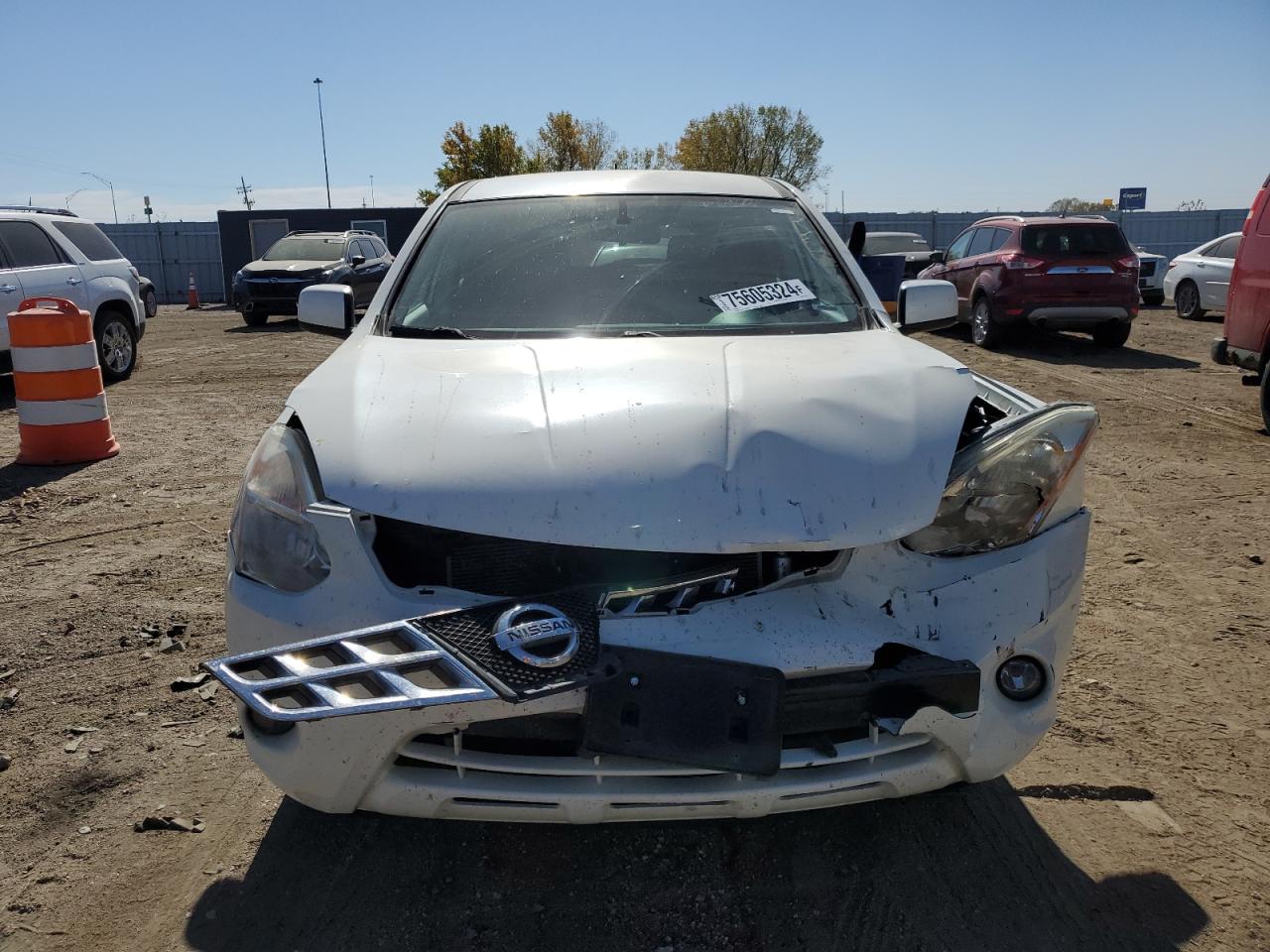 2013 Nissan Rogue VIN JN8AS5MT9DW525114 Copart auction photo, front end damage thumbnail 5