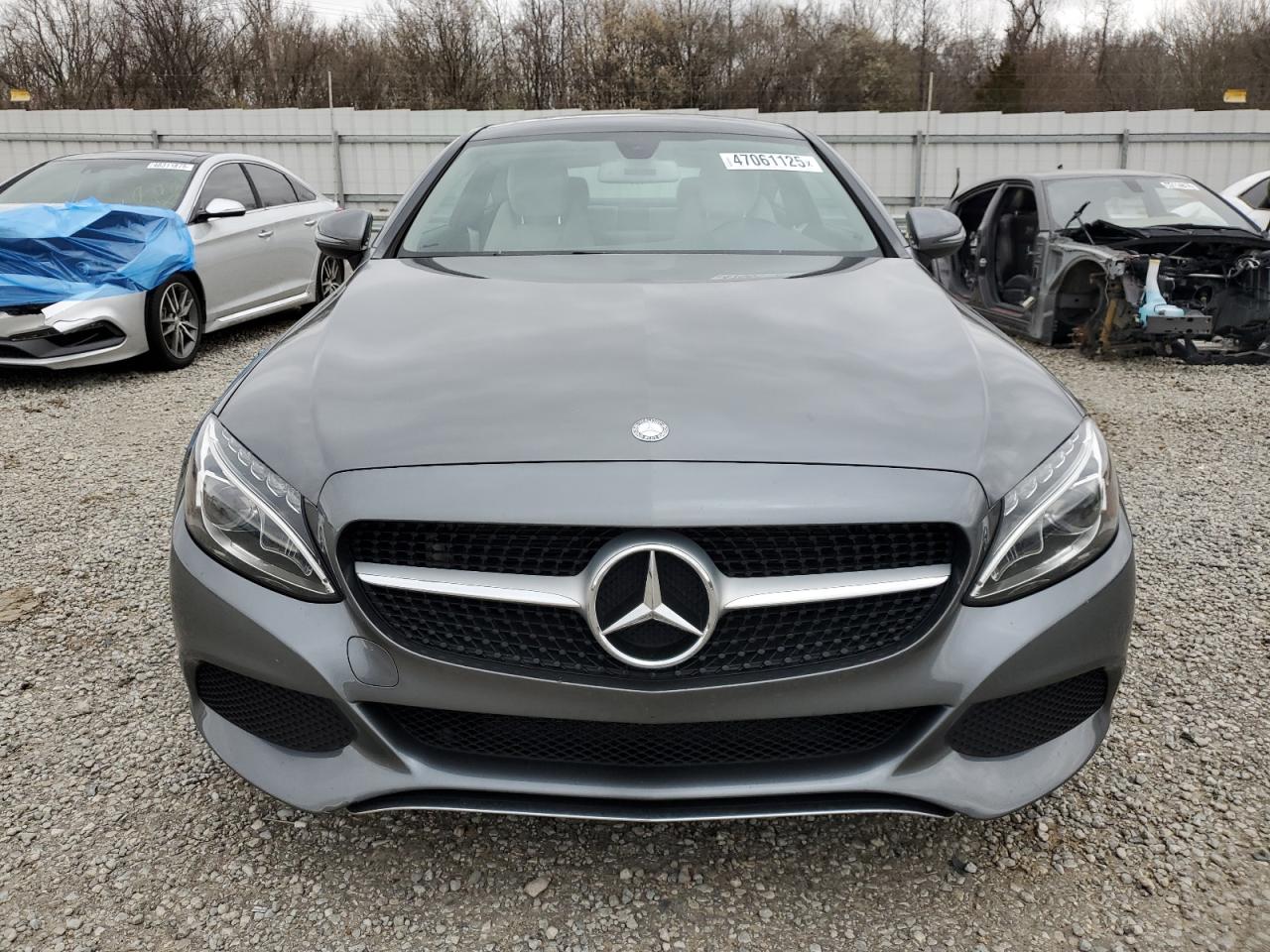 2017 Mercedes-Benz C-klasse VIN WDDWJ4JB3HF444647 Copart auction photo, side damage thumbnail 5