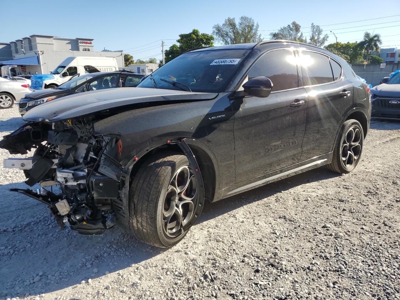 2022 Alfa Romeo Stelvio VIN ZASPAKBN8N7D41653 - Copart auction photo