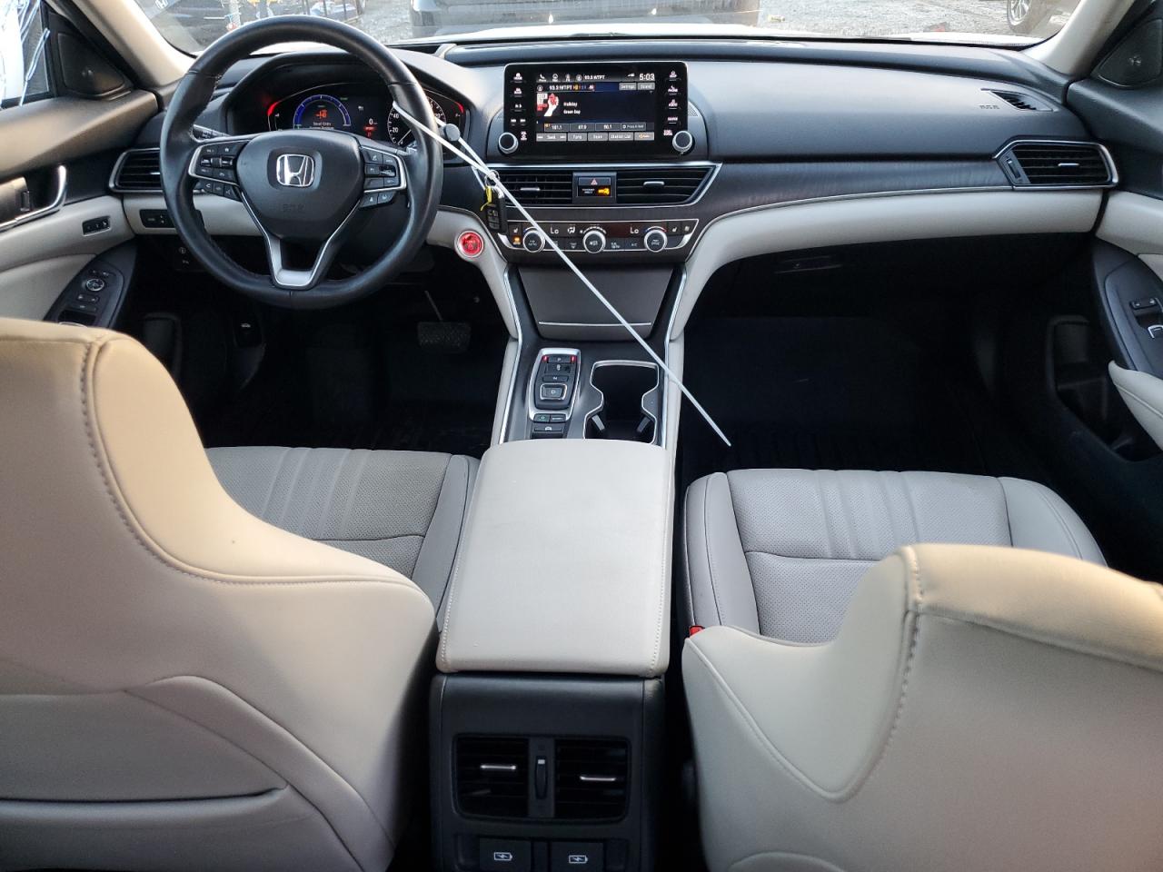 2022 Honda Accord VIN 1HGCV3F92NA000185 Copart auction photo, side damage thumbnail 8
