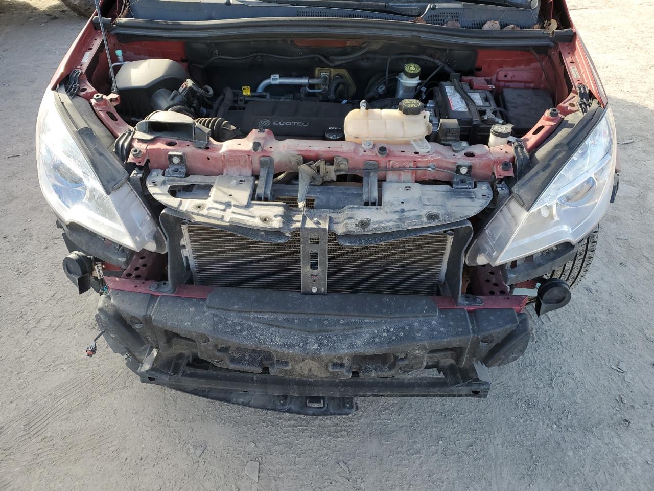 2015 Buick Encore VIN KL4CJBSB0FB080928 Copart auction photo, front end damage thumbnail 14