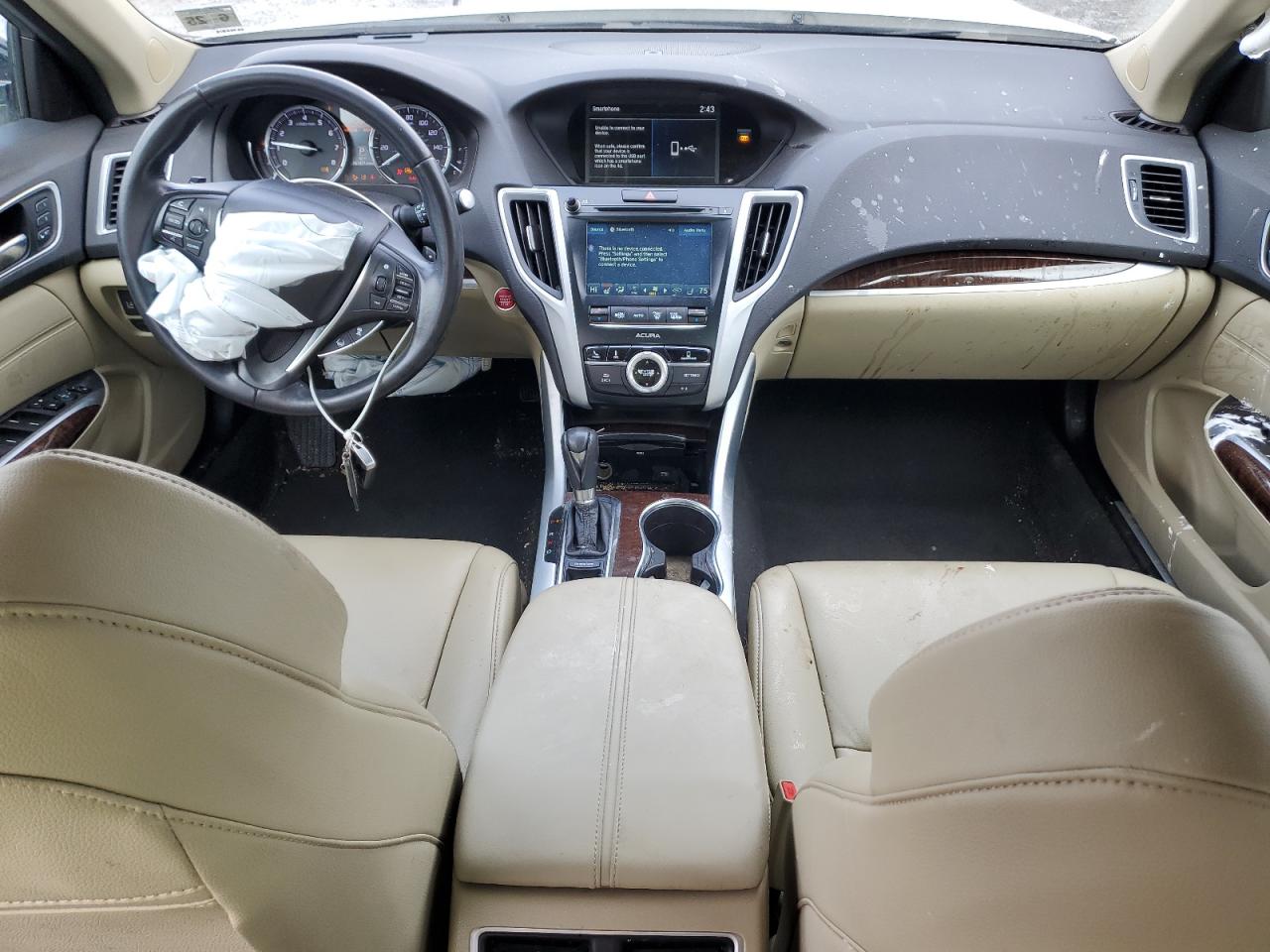 2020 Acura TLX VIN 19UUB1F3XLA013194 Copart auction photo, front end / minor dent/scratches damage thumbnail 8