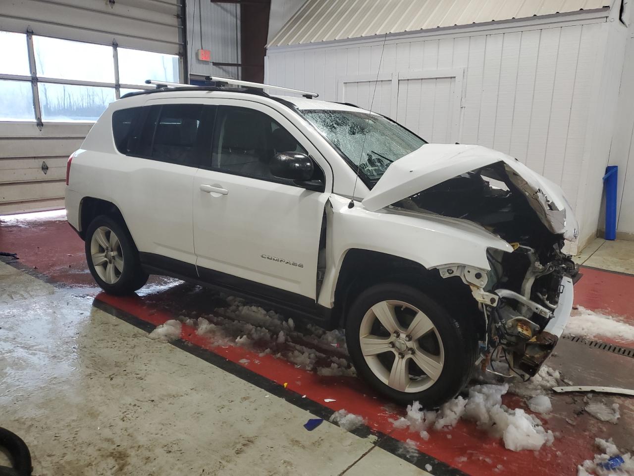 2012 Jeep Compass VIN 1C4NJDEB0CD636256 Copart auction photo, front end damage thumbnail 4