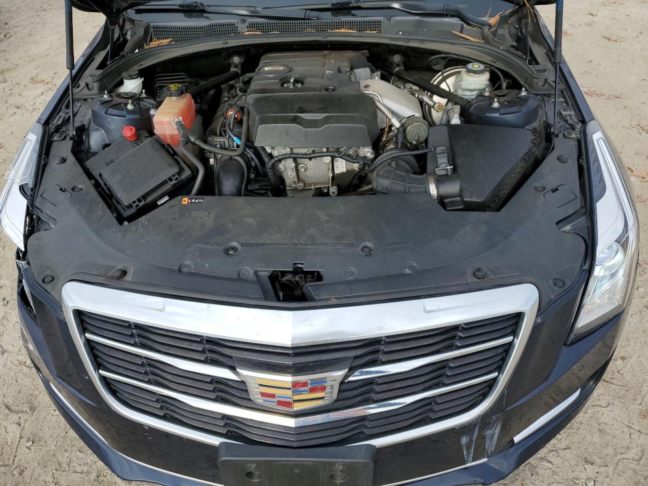 2017 Cadillac ATS VIN 1G6AH5RX8H0169823 Copart auction photo, side / front end damage thumbnail 11