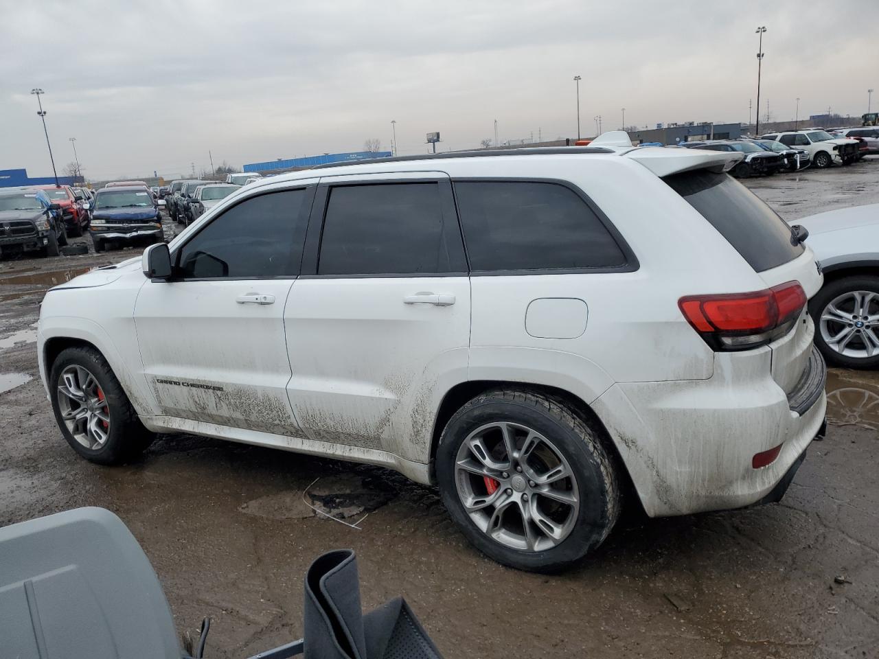 2014 Jeep Grand Cherokee VIN 1C4RJFDJ4EC441016 Copart auction photo, front end / mechanical damage thumbnail 2
