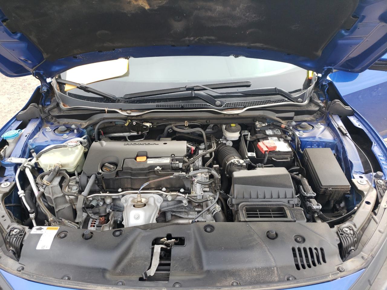 2019 Honda Civic VIN 19XFC2F86KE029703 Copart auction photo, rear end damage thumbnail 11