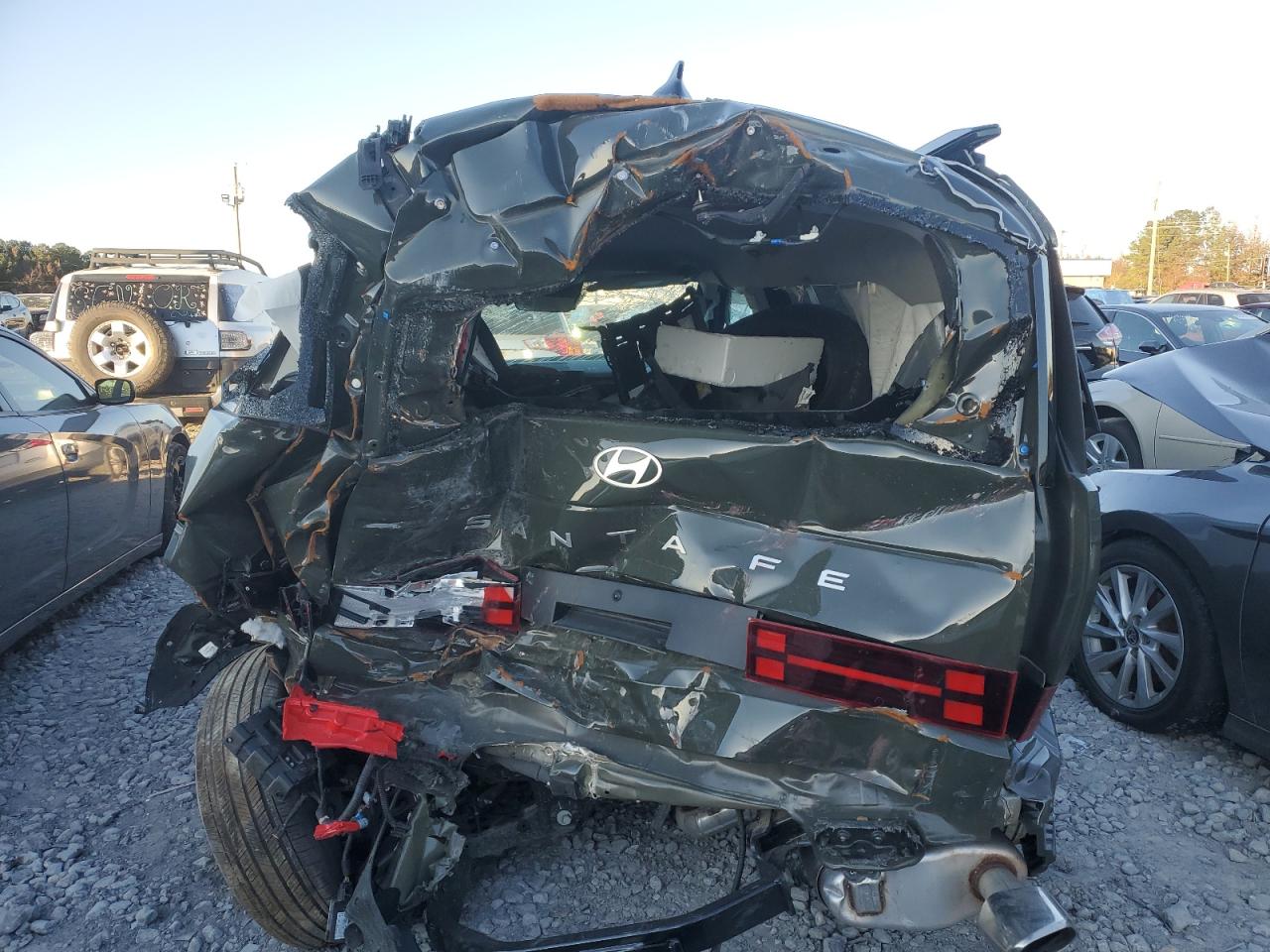 2024 Hyundai Santa Fe VIN 5NMP24GL6RH018645 Copart auction photo, all over damage thumbnail 6