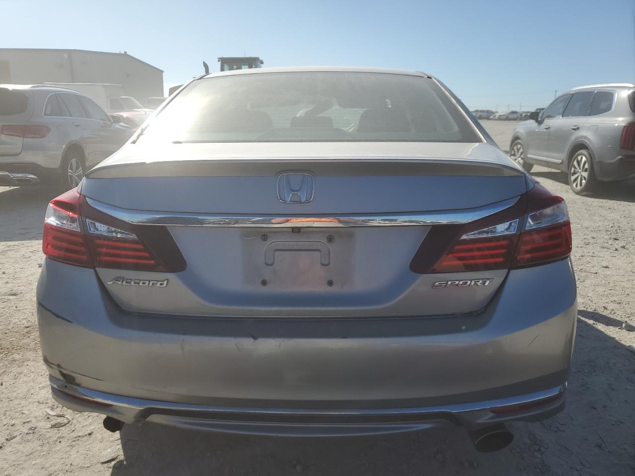 2017 Honda Accord VIN 1HGCR2F57HA145187 Copart auction photo, front end / minor dent/scratches damage thumbnail 6