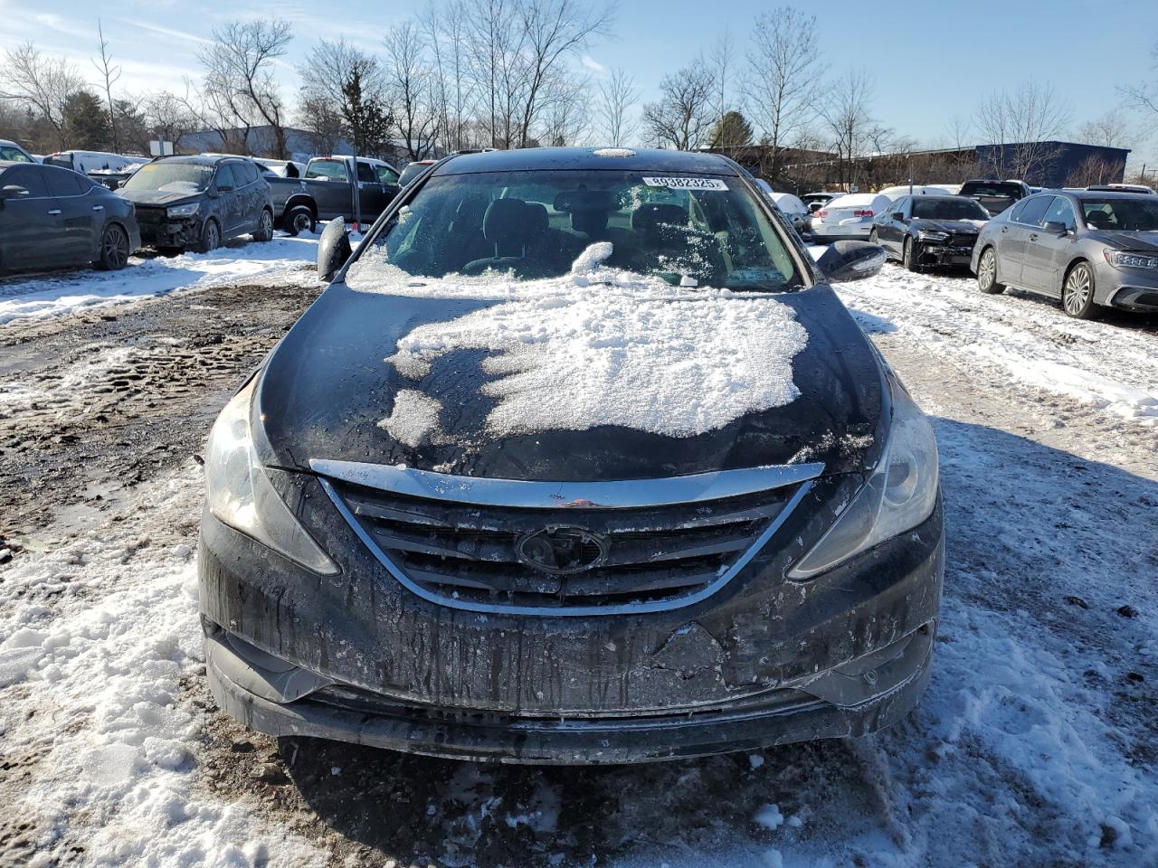2014 Hyundai Sonata VIN 5NPEB4AC7EH947742 Copart auction photo, vandalism / front end damage thumbnail 5