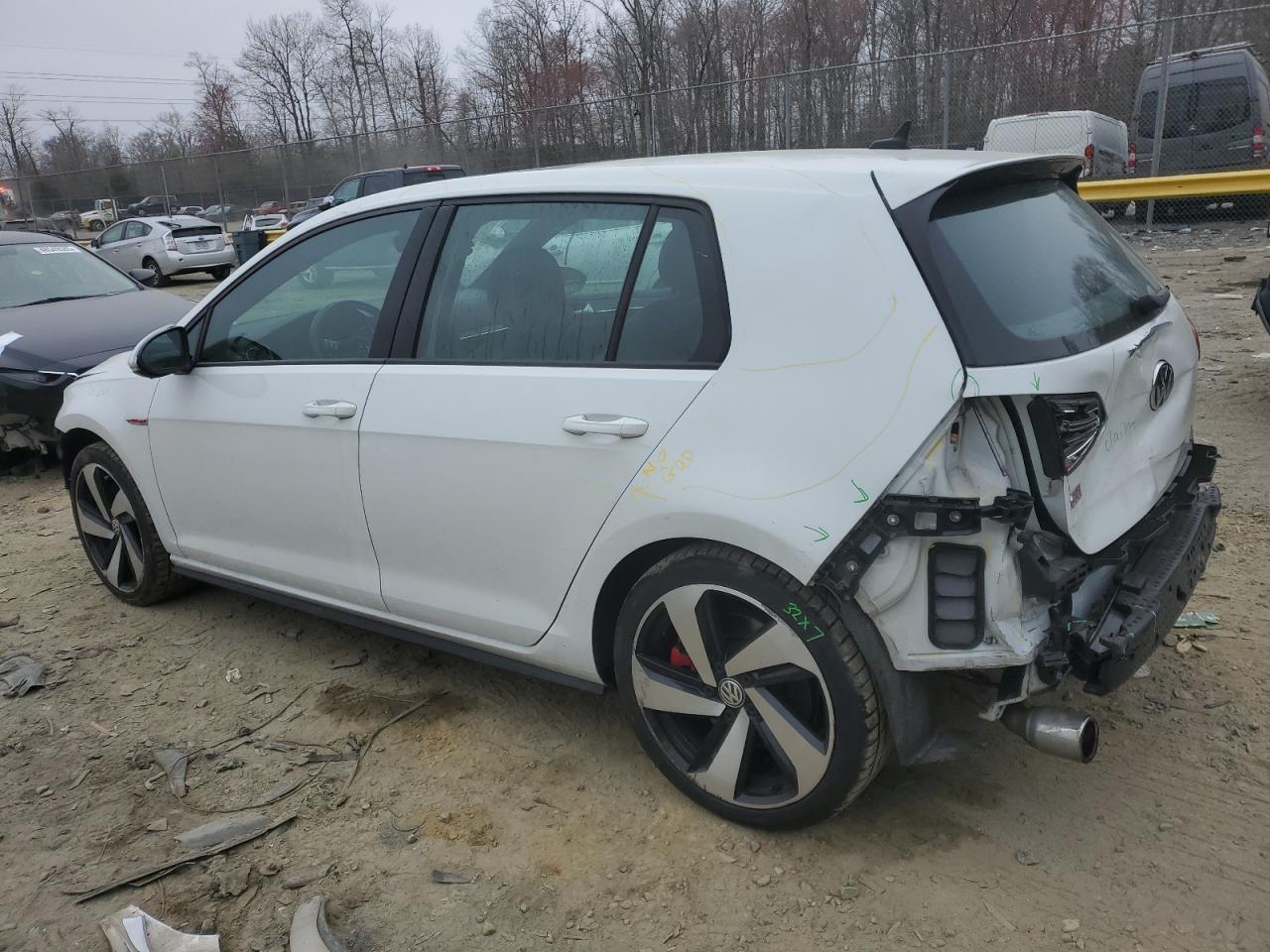 2020 Volkswagen GTI VIN 3VW5T7AU9LM012685 Copart auction photo, front end / rear end damage thumbnail 2