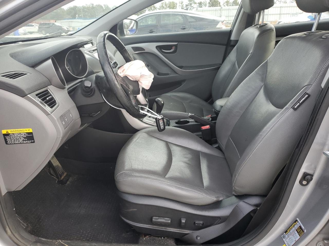 2013 Hyundai Elantra VIN KMHDH4AE3DU884067 Copart auction photo, front end / mechanical damage thumbnail 7