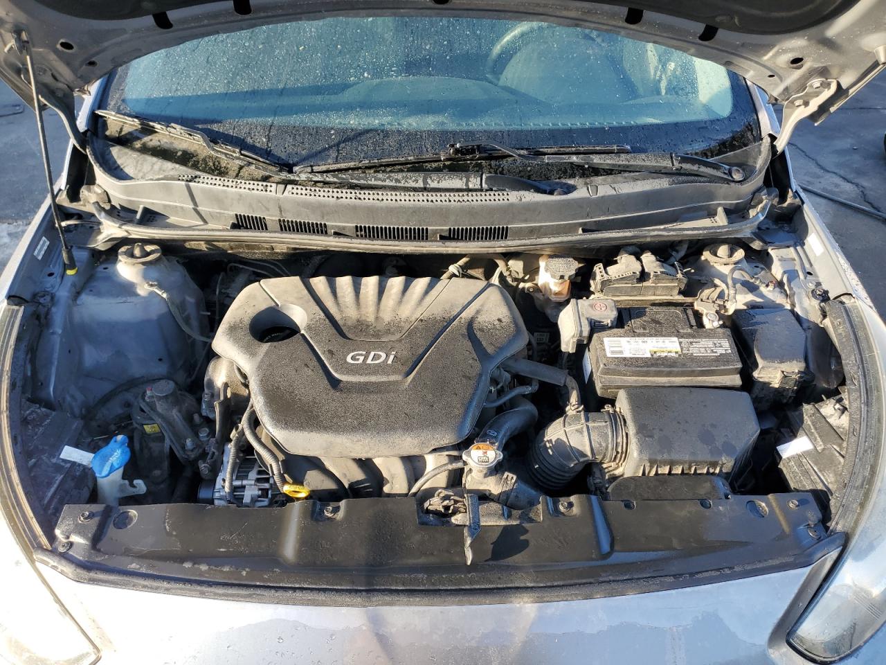 2014 Hyundai Accent VIN KMHCT4AE2EU713418 Copart auction photo, rear end / front end damage thumbnail 11