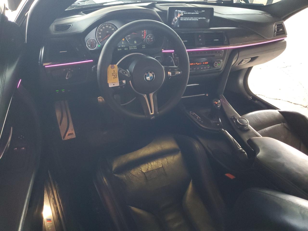 2015 BMW M4 VIN WBS3R9C57FK332375 Copart auction photo, front end / side damage thumbnail 8