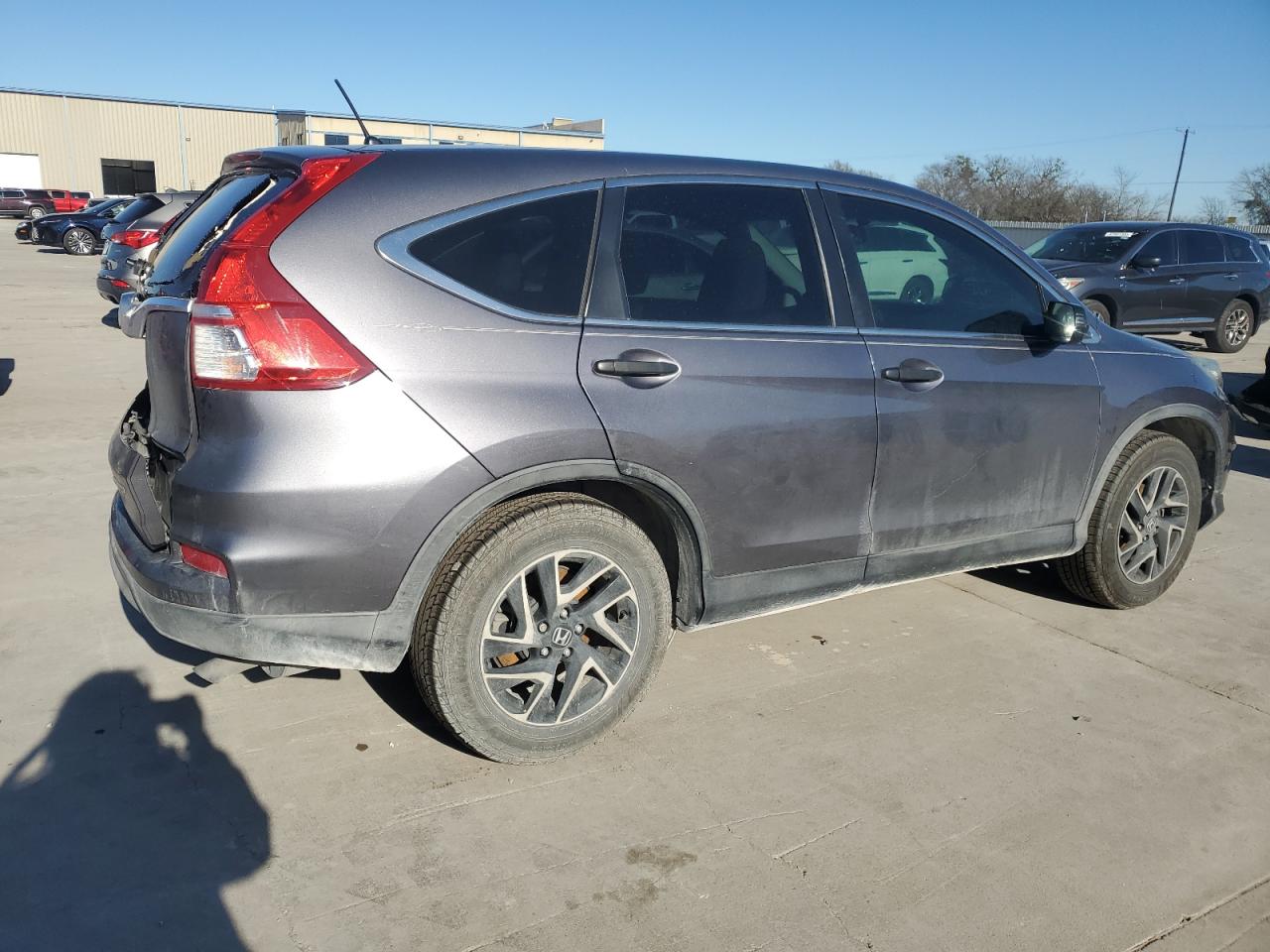 2016 Honda CR-V VIN 5J6RM3H45GL027752 Copart auction photo, rear end damage thumbnail 3