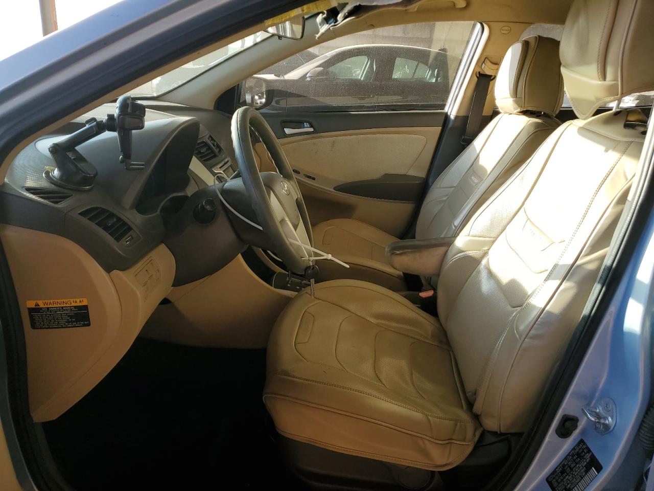 2013 Hyundai Accent VIN KMHCT4AE1DU520868 Copart auction photo, side damage thumbnail 7