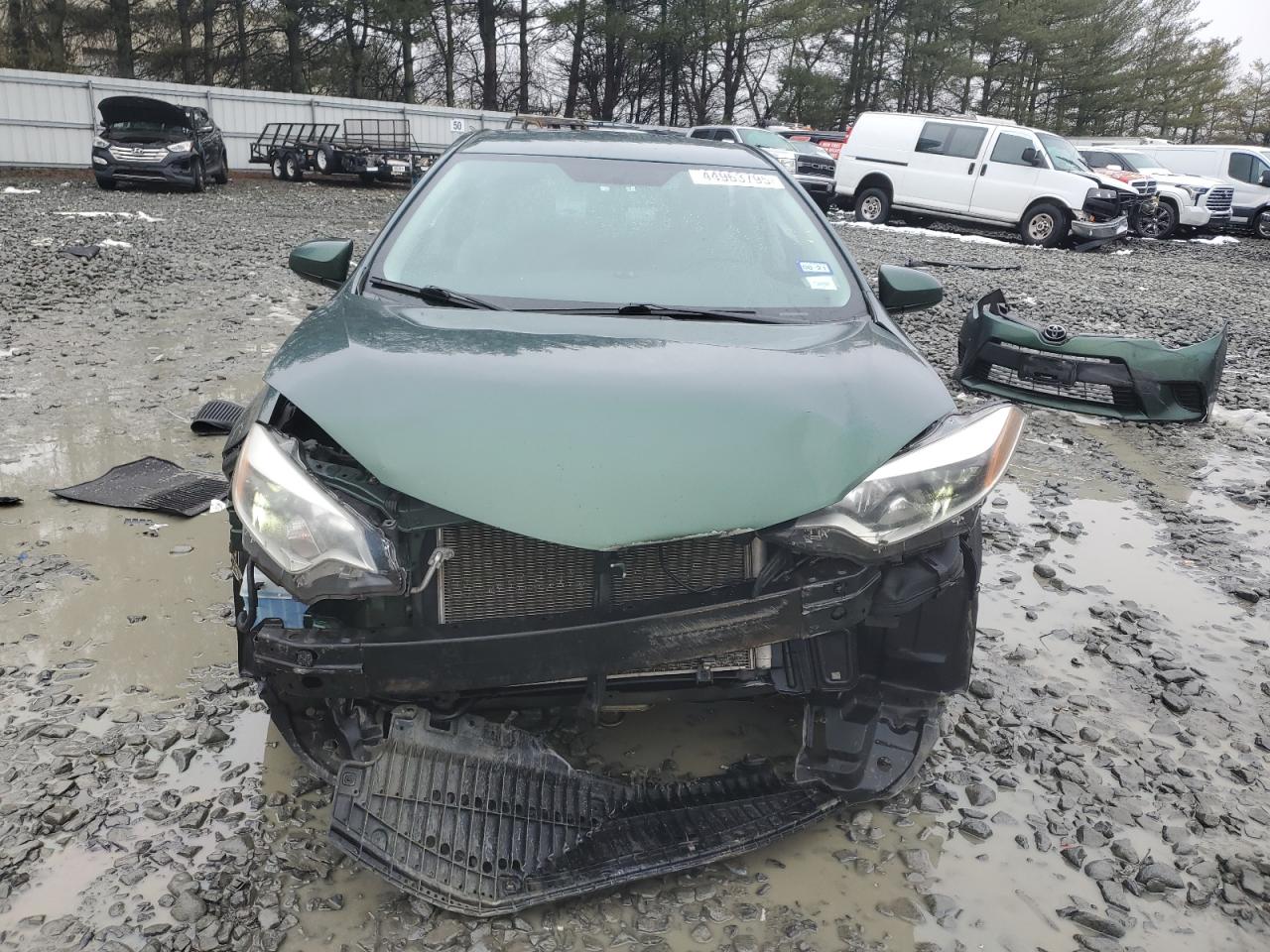 2014 Toyota Corolla VIN 2T1BURHE8EC054306 Copart auction photo, front end / minor dent/scratches damage thumbnail 5
