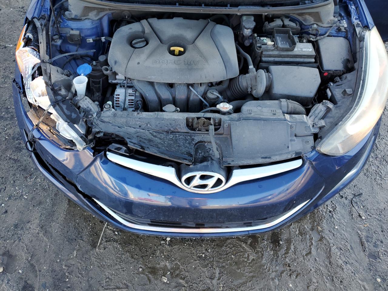 2016 Hyundai Elantra VIN 5NPDH4AE0GH712954 Copart auction photo, front end damage thumbnail 11