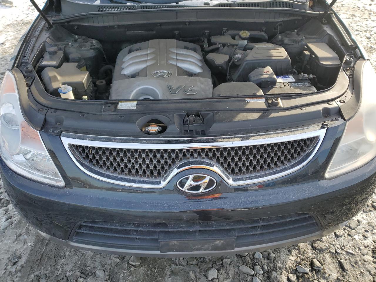 2007 Hyundai Veracruz VIN KM8NU73C57U008554 Copart auction photo, front end / side damage thumbnail 12