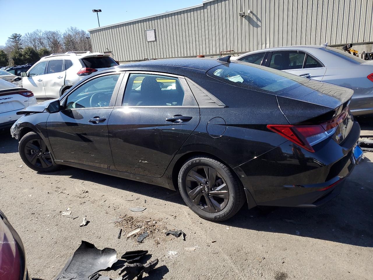 2022 Hyundai Elantra VIN 5NPLM4AG0NH073559 Copart auction photo, front end damage thumbnail 2