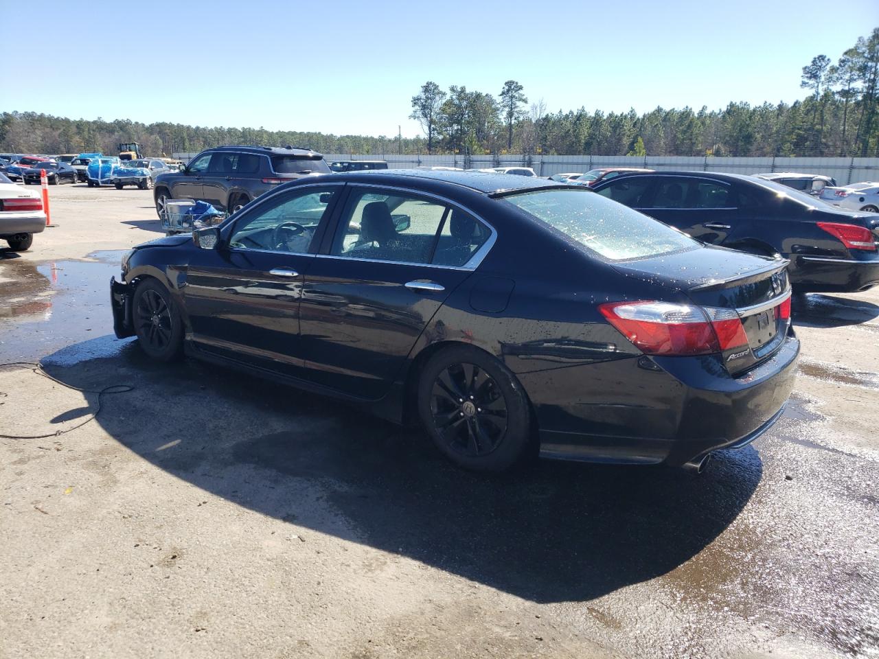 2014 Honda Accord VIN 1HGCR2F59EA092942 Copart auction photo, front end damage thumbnail 2
