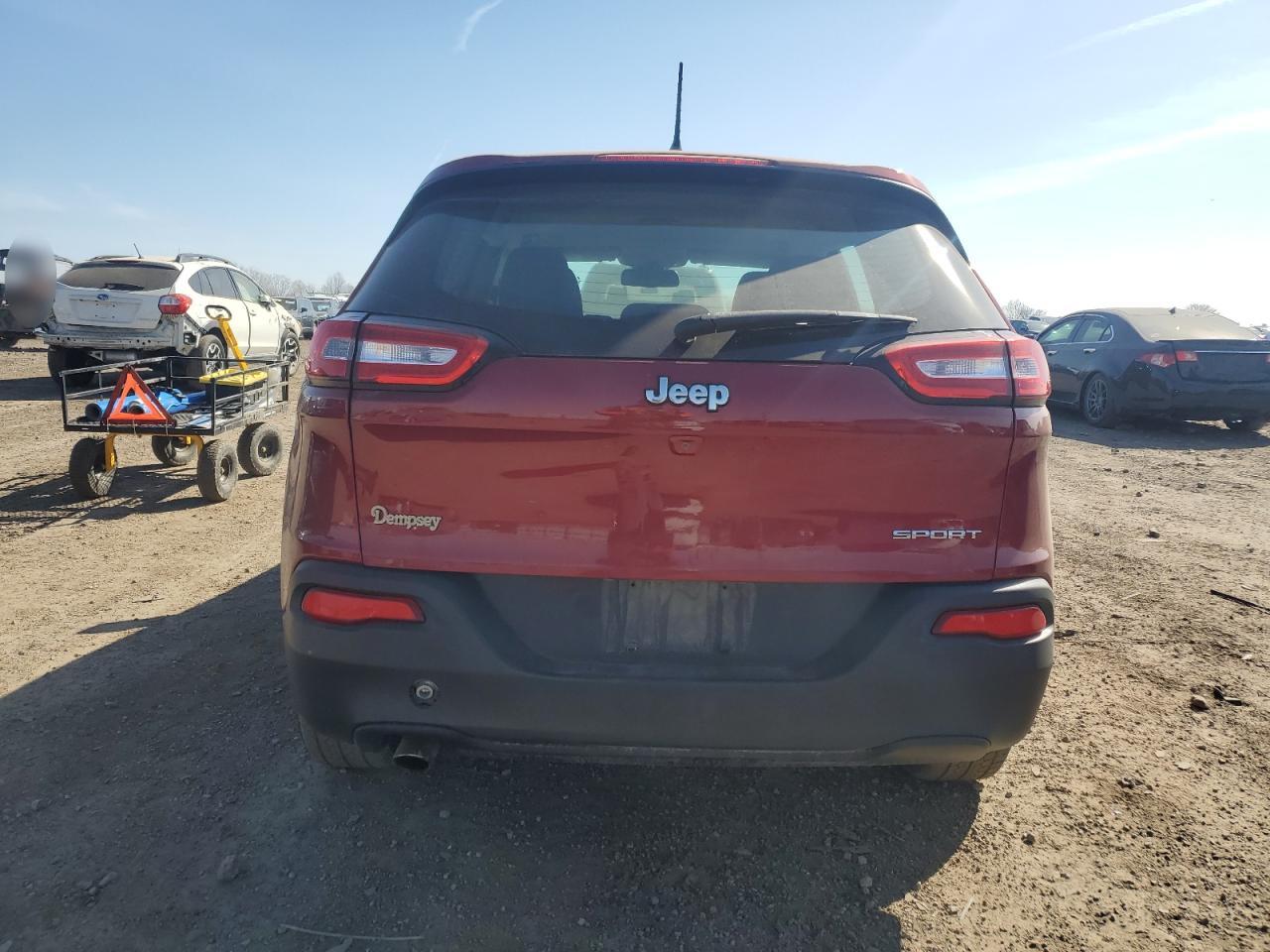 2016 Jeep Grand Cherokee VIN 1C4PJLAB7GW136579 Copart auction photo, front end / minor dent/scratches damage thumbnail 6
