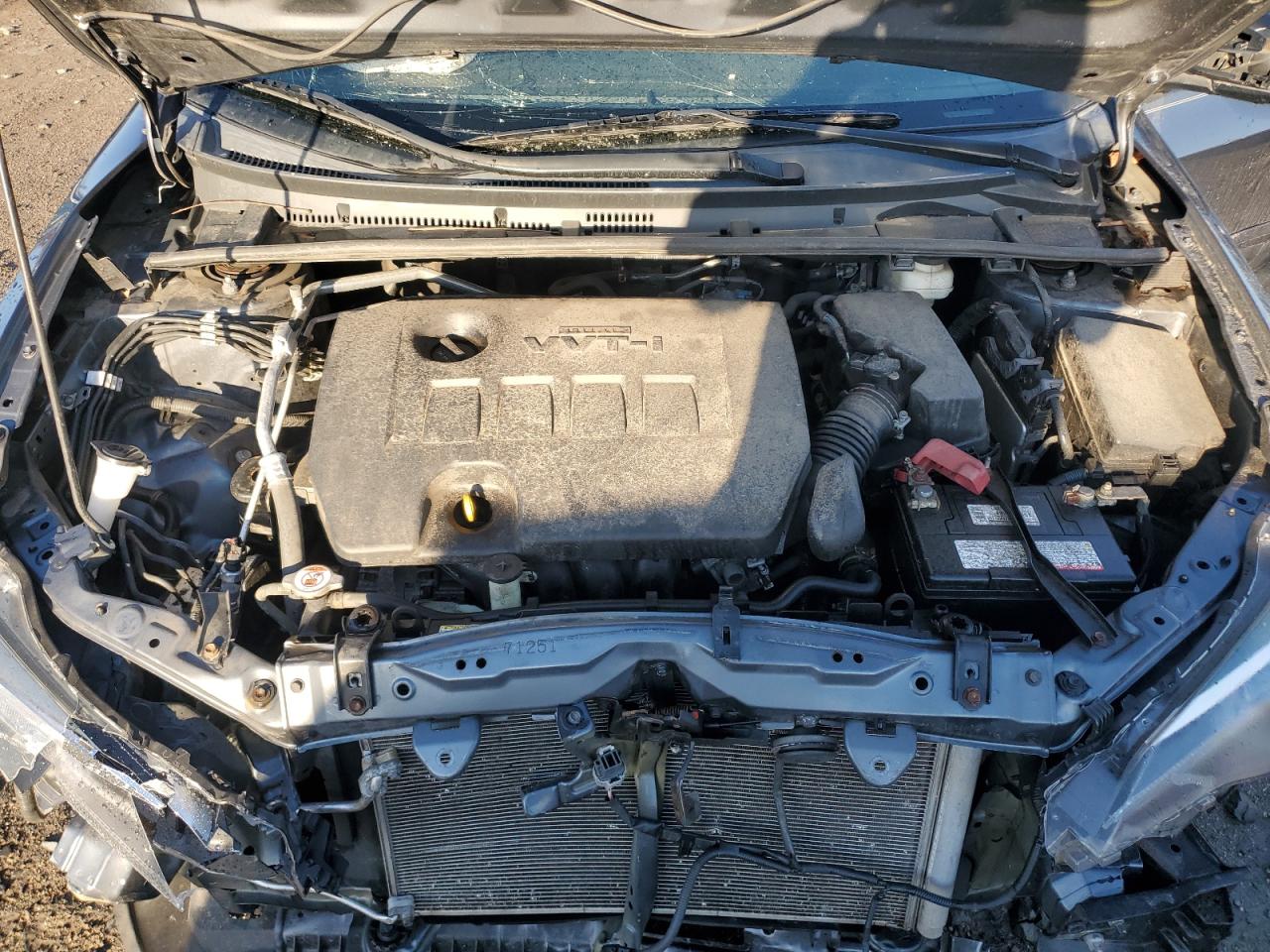 2017 Toyota Corolla VIN 2T1BURHE4HC890604 Copart auction photo, front end / side damage thumbnail 11