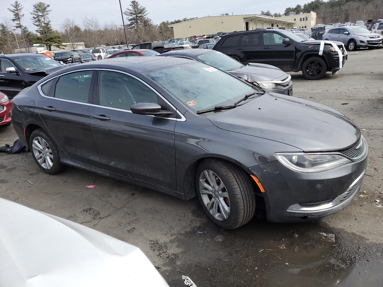 2016 Chrysler 200 VIN 1C3CCCAB7GN102015 Copart auction photo, front end / side damage thumbnail 4