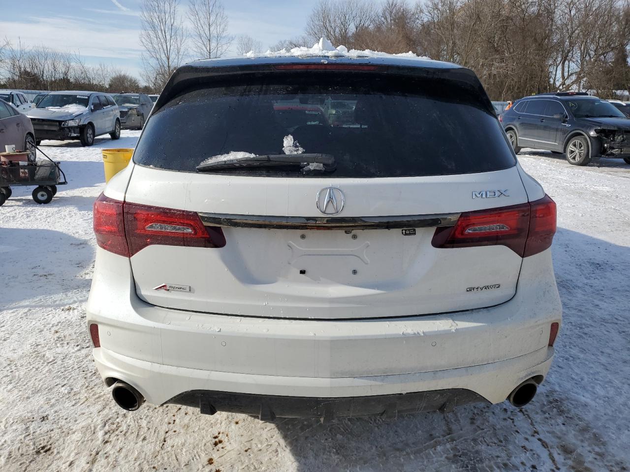 2020 Acura MDX VIN 5J8YD4H09LL800710 Copart auction photo, vandalism / front end damage thumbnail 6