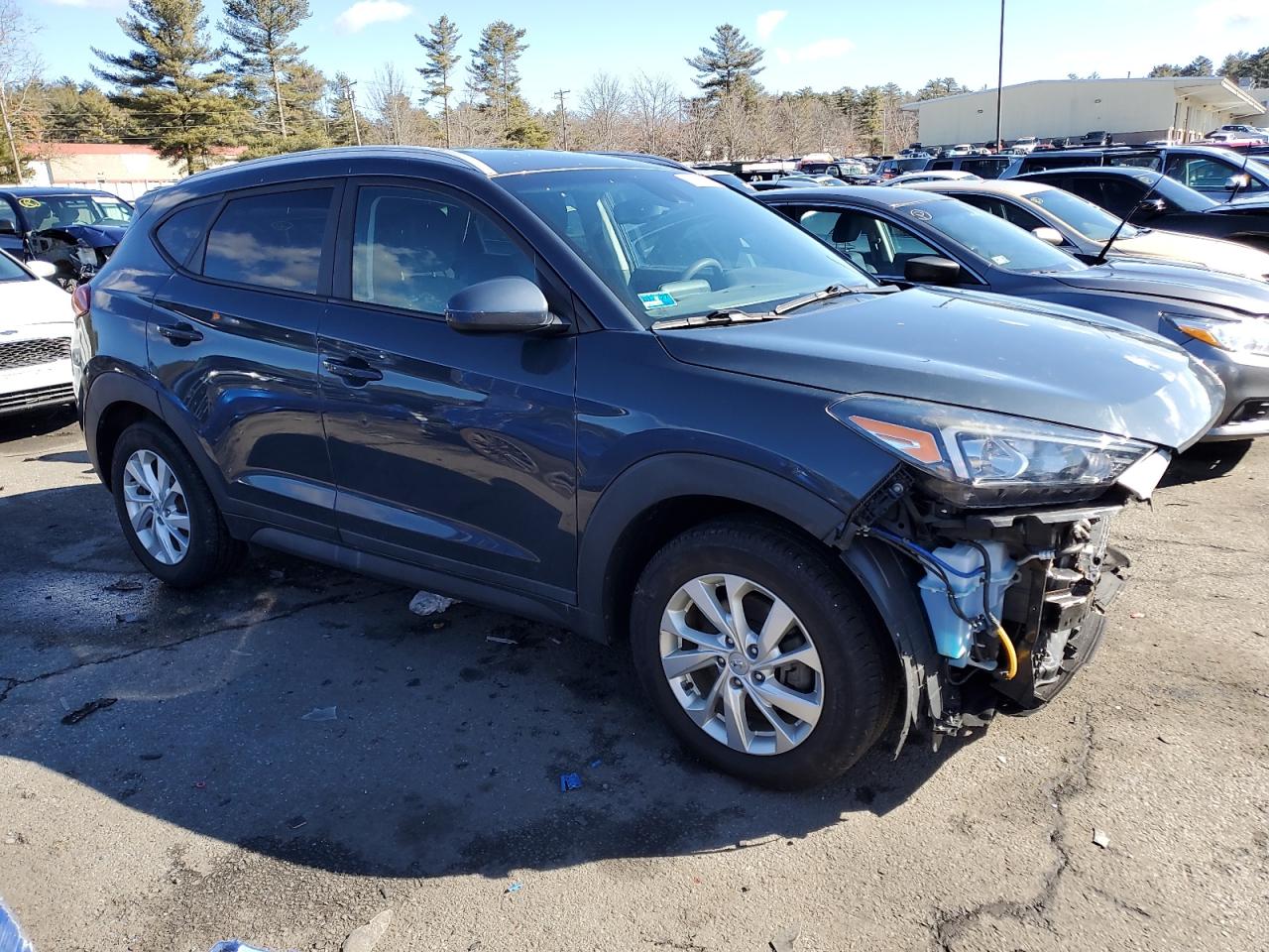 2020 Hyundai Tucson VIN KM8J3CA44LU177416 Copart auction photo, front end / minor dent/scratches damage thumbnail 4