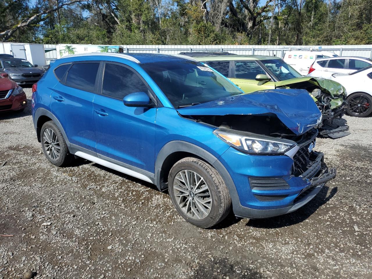 2020 Hyundai Tucson VIN KM8J33AL8LU228469 Copart auction photo, front end damage thumbnail 4